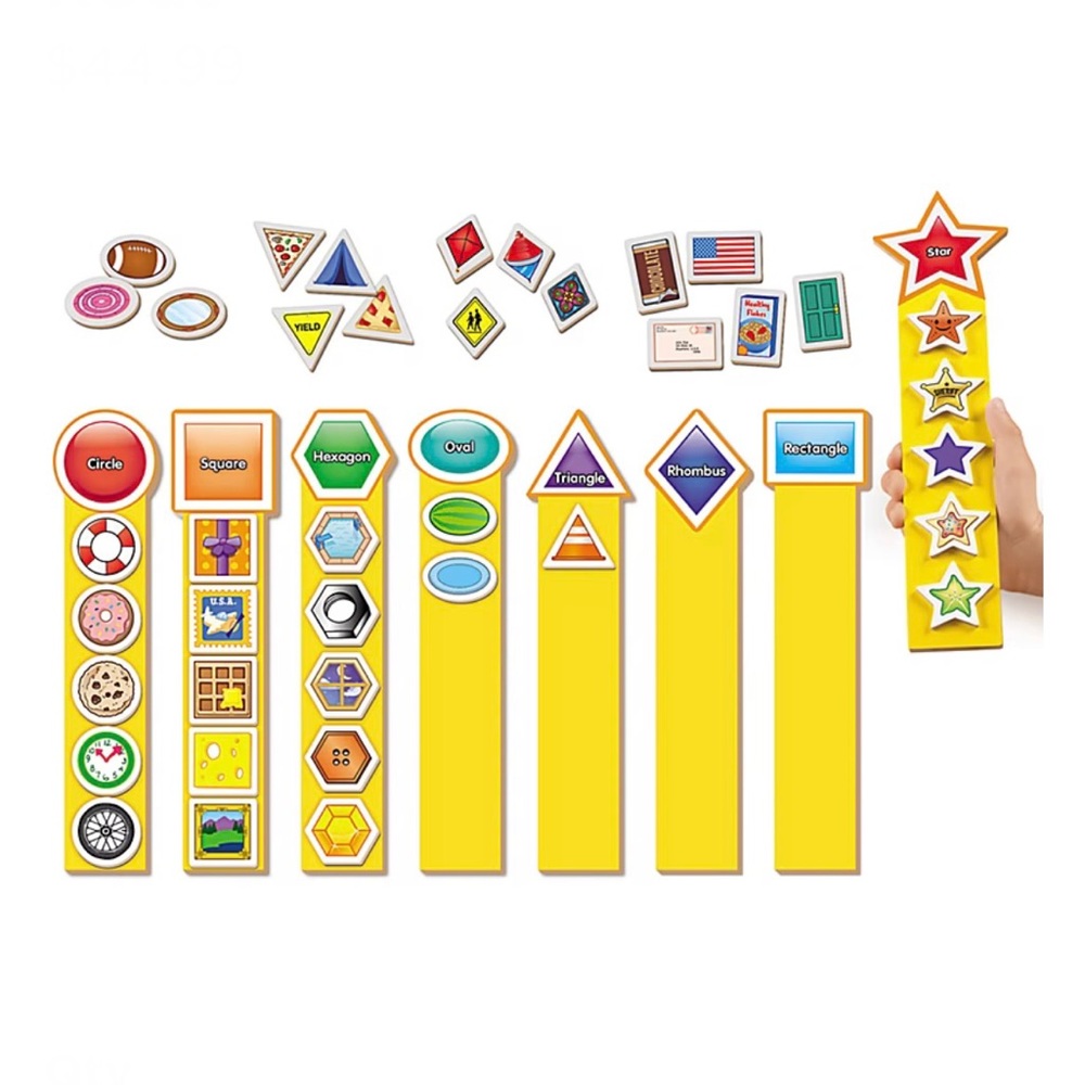 Magnetic Shape Sorting Rods - Picture 1 of 3